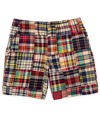 Polo Ralph Lauren Big Boys 8-20 Prepster Patchwork Madras Shorts