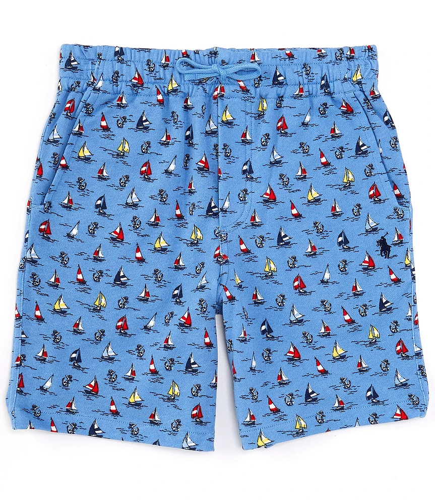 Polo Ralph Lauren Big Boys 8-20 Sailboat Print Spa Terry Shorts