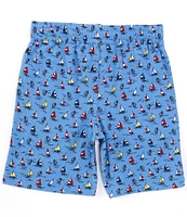 Polo Ralph Lauren Big Boys 8-20 Sailboat Print Spa Terry Shorts