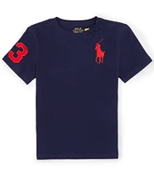 Polo Ralph Lauren Big Boys Short Sleeve Big Pony Jersey T-Shirt
