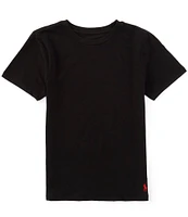 Polo Ralph Lauren Big Boys 8-20 Short Sleeve Classic Crewneck T-Shirt 3-Pack