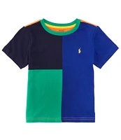 Polo Ralph Lauren Big Boys 8-20 Short Sleeve Color Block Jersey T-Shirt