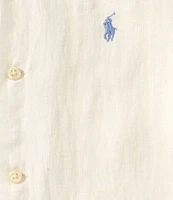 Polo Ralph Lauren Big Boys 8-20 Short-Sleeve Linen Camp Shirt