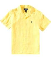 Polo Ralph Lauren Big Boys 8-20 Short-Sleeve Linen Camp Shirt