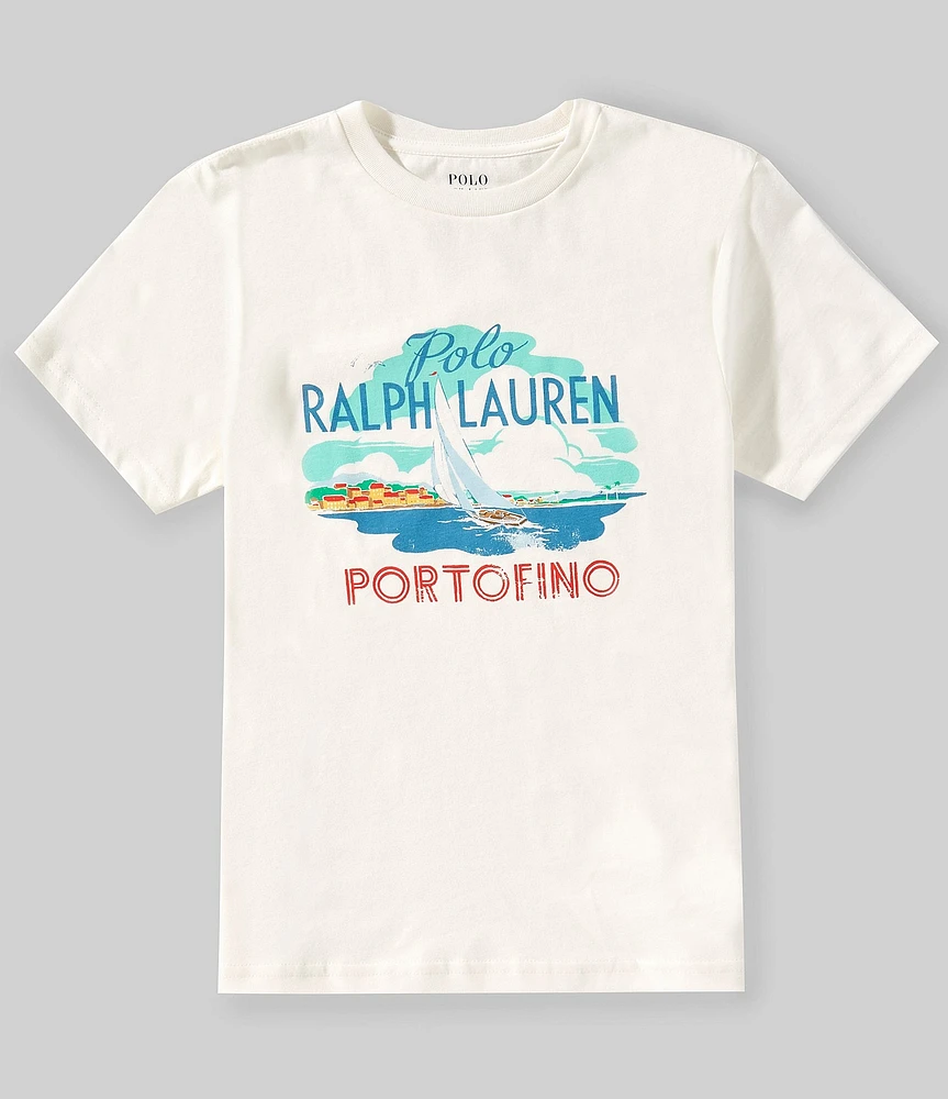 Polo Ralph Lauren Big Boys 8-20 Short-Sleeve Logo Jersey T-Shirt