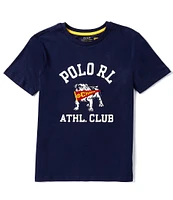 Polo Ralph Lauren Big Boys 8-20 Short Sleeve Logo Bulldog Jersey T-Shirt