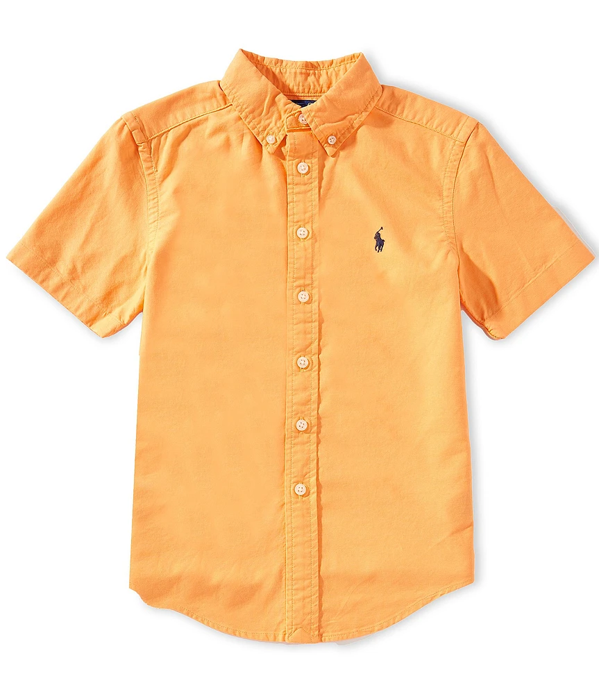 Polo Ralph Lauren Big Boys Short Sleeve Oxford Shirt
