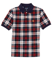 Polo Ralph Lauren Big Boys 8-20 Short-Sleeve Plaid Mesh Polo Shirt