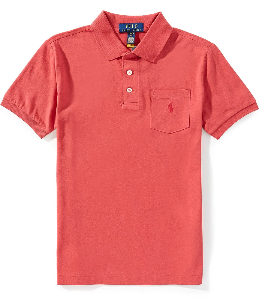 Polo Ralph Lauren Big Boys Short Sleeve Pocket Jersey Polo Shirt