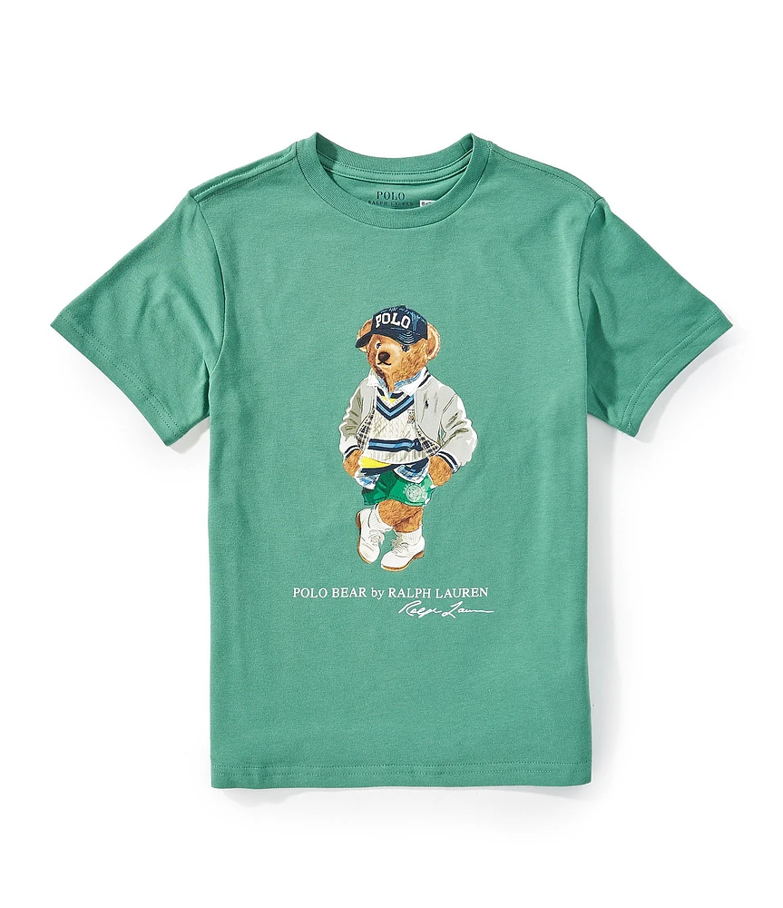 Polo Ralph Lauren Big Boys Short-Sleeve Polo Bear Jersey T-Shirt