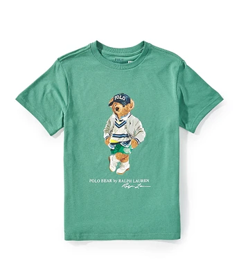 Polo Ralph Lauren Big Boys Short-Sleeve Polo Bear Jersey T-Shirt