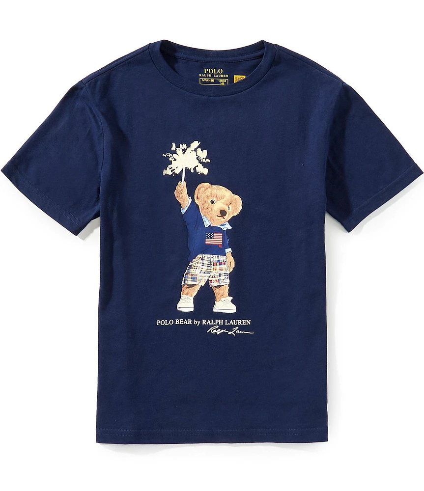 Polo Ralph Lauren Big Boys 8-20 Short-Sleeve Polo Bear Jersey T-Shirt
