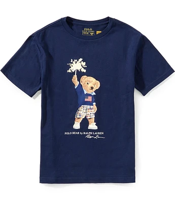Polo Ralph Lauren Big Boys 8-20 Short-Sleeve Polo Bear Jersey T-Shirt