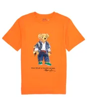 Polo Ralph Lauren Big Boys 8-20 Short Sleeve Casual Polo Bear Graphic Jersey T-Shirt