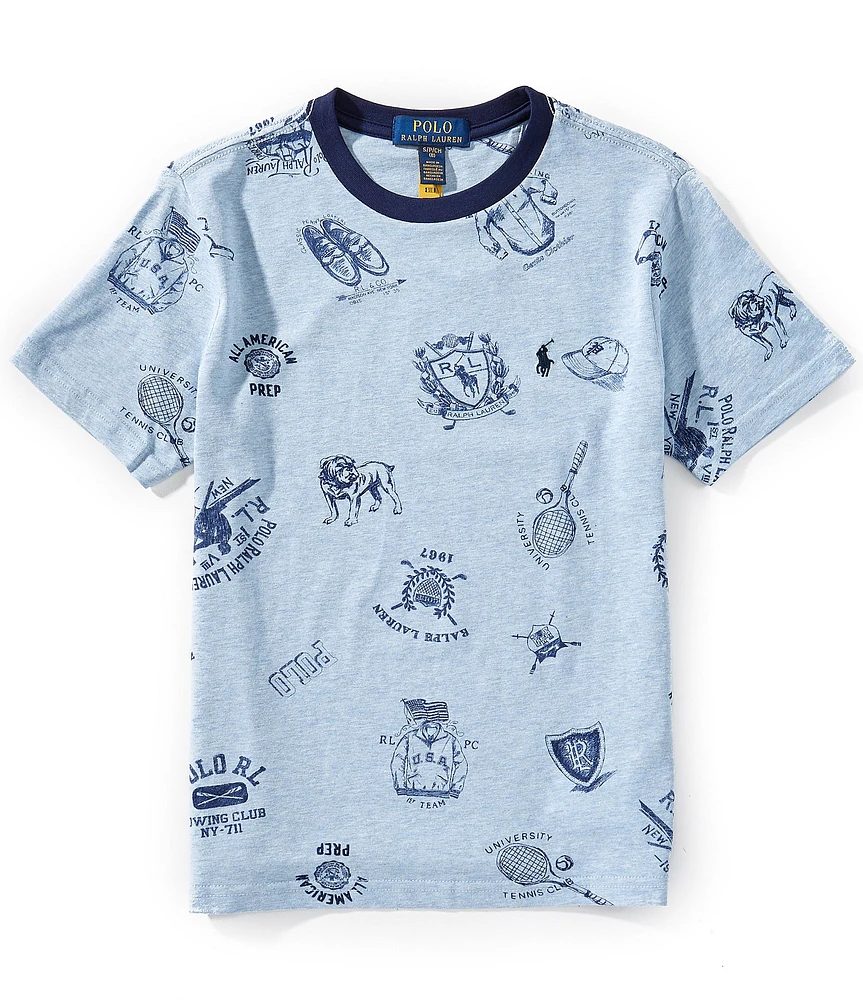 Polo Ralph Lauren Big Boys 8-20 Short-Sleeve Printed Jersey T-Shirt