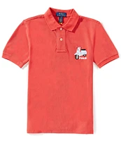 Polo Ralph Lauren Big Boys 8-20 Short-Sleeve Scooter-Embroidered Mesh Polo Shirt