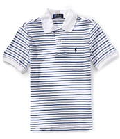 Polo Ralph Lauren Big Boys 8-20 Short Sleeve Striped Interlock Polo Shirt