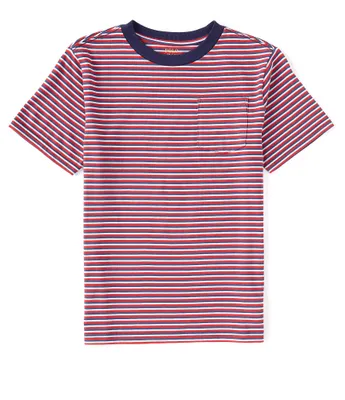 Polo Ralph Lauren Big Boys 8-20 Short Sleeve Striped Jersey Pocket T-Shirt