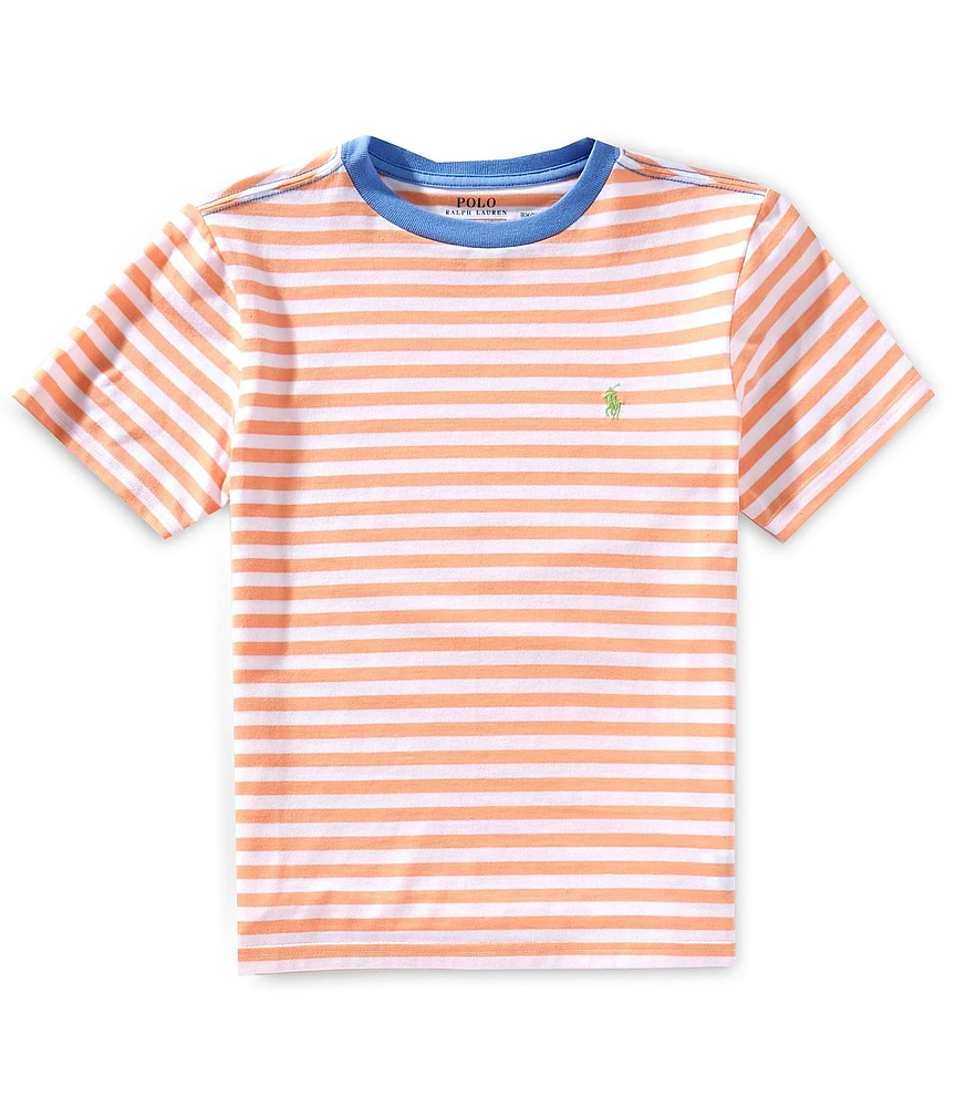 Polo Ralph Lauren Big Boys Short Sleeve Striped Jersey T-Shirt