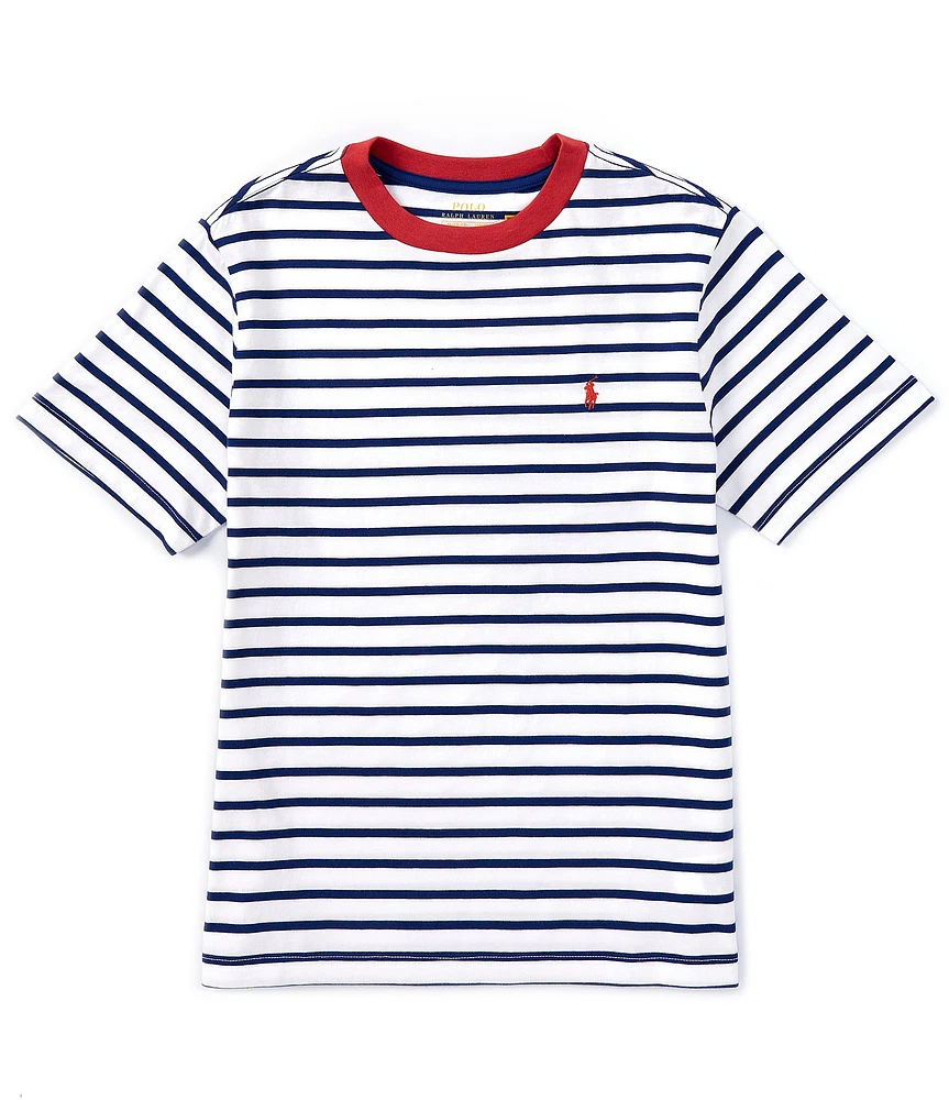 Polo Ralph Lauren Big Boys 8-20 Short Sleeve Striped Jersey T-Shirt