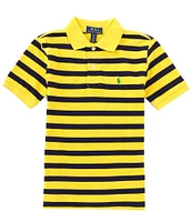 Polo Ralph Lauren Big Boys 8-20 Short Sleeve Striped Mesh Polo Shirt