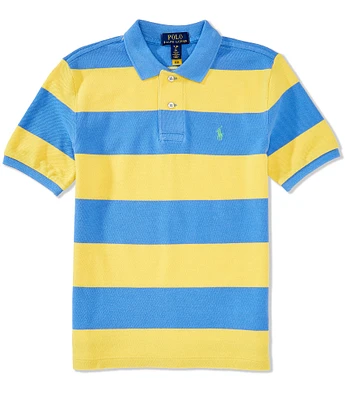 Polo Ralph Lauren Big Boys 8-20 Short Sleeve Contrast Stripes Mesh Polo Shirt