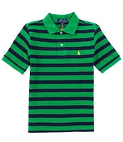 Polo Ralph Lauren Big Boys 8-20 Short Sleeve Striped Mesh Polo Shirt