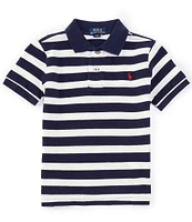 Polo Ralph Lauren Big Boys 8-20 Short Sleeve Striped Mesh Polo Shirt