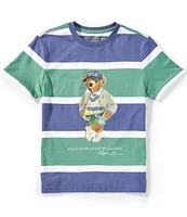 Polo Ralph Lauren Big Boys 8-20 Short-Sleeve Striped Polo Bear Jersey T-Shirt