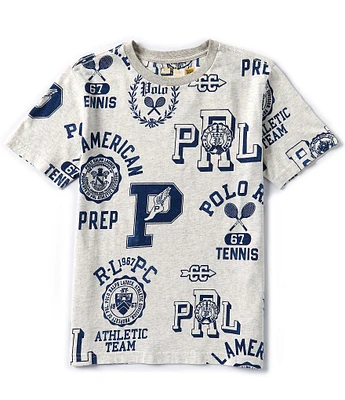 Polo Ralph Lauren Big Boys 8-20 Short Sleeve Varsity-Inspired Graphic Jersey T-Shirt