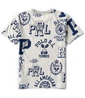 Polo Ralph Lauren Big Boys 8-20 Short Sleeve Varsity-Inspired Graphic Jersey T-Shirt