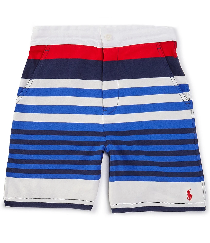 Polo Ralph Lauren Big Boys 8-20 Striped Jersey Shorts