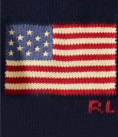 Polo Ralph Lauren Big Girls 7-16 American Flag Sweater Dress