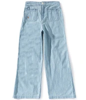 Polo Ralph Lauren Big Girls Chambray Wide-Leg Pants