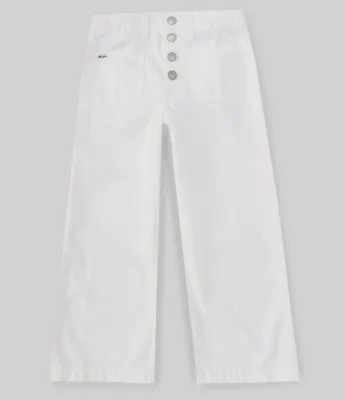 Polo Ralph Lauren Big Girls 7-16 Cropped Wide-Leg Denim Jeans