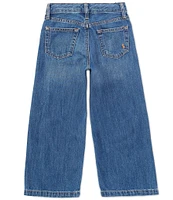 Polo Ralph Lauren Big Girls 7-16 Cropped Wide Leg Jeans