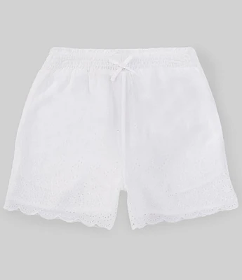 Polo Ralph Lauren Big Girls 7-16 Eyelet-Embroidered Voile Shorts