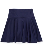 Polo Ralph Lauren Big Girls 7-16 Flounced Stretch Ponte Skort