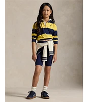 Polo Ralph Lauren Big Girls 7-16 Long-Sleeve Striped Jersey Boxy Rugby Shirt