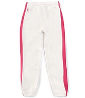 Polo Ralph Lauren Big Girls 7-16 Piece-Striped French Terry Jogger Pants