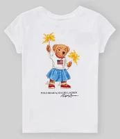 Polo Ralph Lauren Big Girls 7-16 Short-Sleeve Americana Polo Bear Jersey T-Shirt