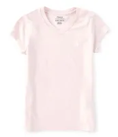 Polo Ralph Lauren Big Girls 7-16 Short-Sleeve V-Neck Essentials T-Shirt