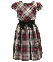 Polo Ralph Lauren Big Girls 7-16 Sleeveless Plaid Fit & Flare Twill Dress