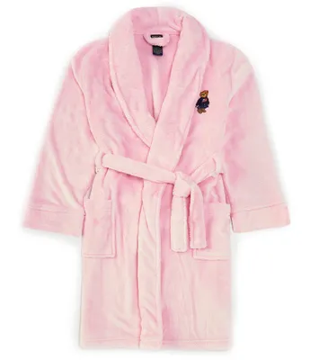 Polo Ralph Lauren Big Girls 7-18 Polo Bear Patch Robe