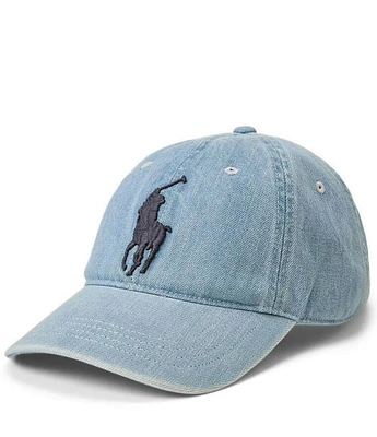 Polo Ralph Lauren Big Pony Denim Baseball Cap