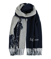 Polo Ralph Lauren Big Pony Jacquard Scarf