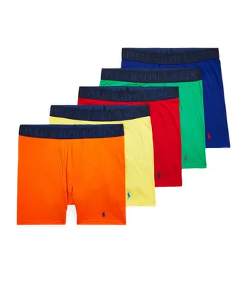 Polo Ralph Lauren Multi Boxer Briefs 5-Pack