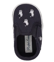 Polo Ralph Lauren Boys' Bal Harbour II Logo Sneaker Crib Shoes (Infant)