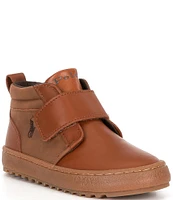 Polo Ralph Lauren Boys' Camdyn EZ Leather and Suede Hi-Top Sneakers (Toddler)