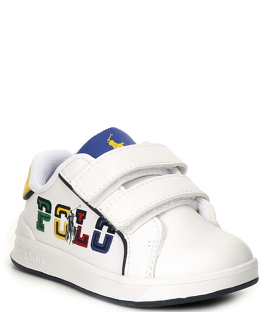 Polo Ralph Lauren Boys' Heritage Court III Graphic EZ Sneakers (Toddler)